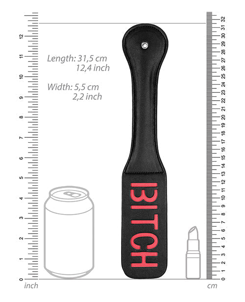 Shots Ouch Bitch Paddle - Black