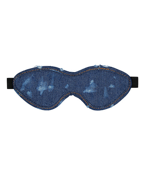 Shots Denim Eye Mask - Blue