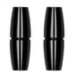 Shots Ouch Sensual Cylinder Magnetic Nipple Clamps - Black