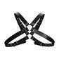 Shots Ouch Men's Large Buckle Harness - Black