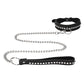 Shots Ouch Diamond Studded Collar w/Leash - Black