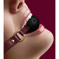 Shots Ouch Halo Breathable Ball Gag - Burgundy