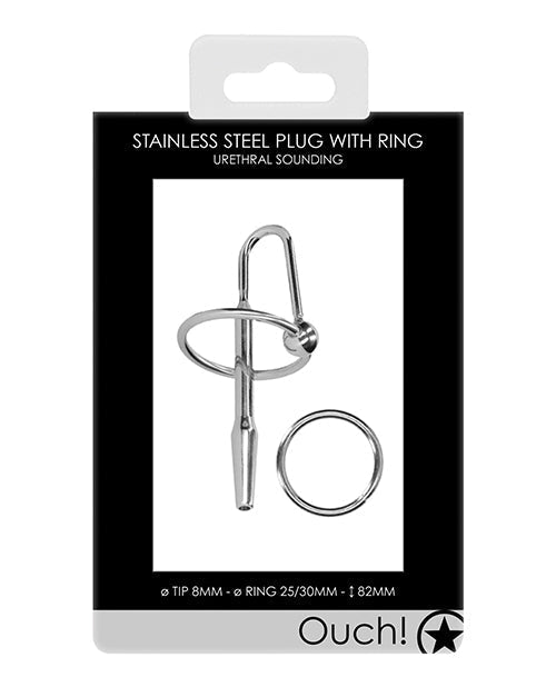 Shots Ouch Urethral Sounding Metal Plug