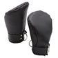 Shots Ouch Puppy Play Lined Fist Mitts - Black