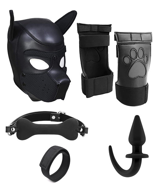 Shots Ouch Puppy Play Complete Kit - SM Black