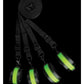 Shots Ouch Bed Bindings Restraint Kit - Glow in the Dark