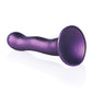 Shots Ouch 7" Big Dildo | Curvy G-Spot Realistic Dildo | Metallic Purple Suction Cup Dildo