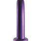 Shots Ouch 7" Big Dildo | Smooth G-Spot Realistic Dildo | Metallic Purple Suction Cup Dildo