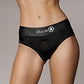 Shots Ouch Vibrating Strap On High-Cut Brief - Black XS/S