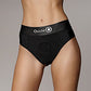 Shots Ouch Vibrating Strap On Thong w/Removable Rear Straps - Black XS/S