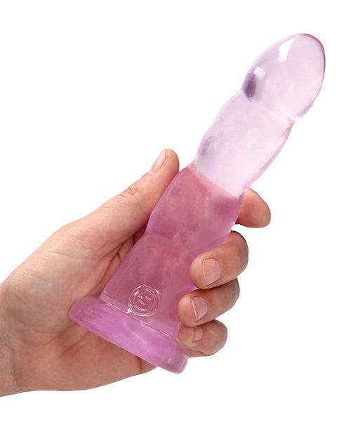 Shots RealRock Anal Dildo | Crystal Clear 7" Big Dildo | Pink Dildo | Suction Cup Dildo