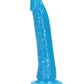 Shots RealRock 7" Big Dildo | Slim Blue Realistic Dildo | Glow in the Dark Suction Cup Dildo