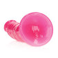 Shots RealRock 7" Big Dildo | Slim Pink Realistic Dildo | Glow in the Dark Suction Cup Dildo