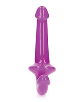 Shots RealRock 6" Strapless Strap On Glow in the Dark - Neon Purple