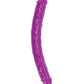 Shots RealRock 15" Big Dildo | Neon Purple Double Dildo | Glow in the Dark Suction Cup Dildo