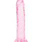 Shots RealRock Large Dildo | Crystal Clear 6" Big Dildo | Suction Cup Dildo | Pink Dildo