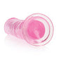 Shots RealRock Anal Dildo | Crystal Clear 7" Big Dildo | Straight Pink Dildo | Suction Cup Dildo