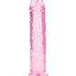 Shots RealRock Anal Dildo | Crystal Clear 7" Big Dildo | Straight Pink Dildo | Suction Cup Dildo