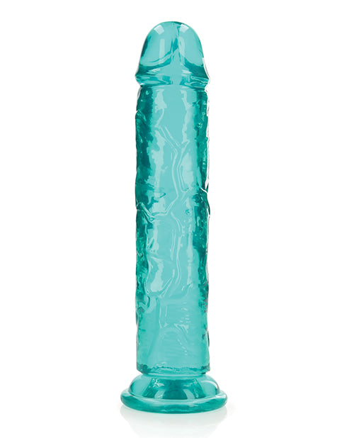 Shots RealRock Realistic Dildo | Crystal Clear 10" Big Dildo | Straight Suction Cup Dildo