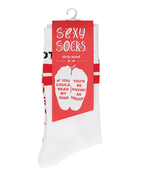 Shots Sexy Socks Dirty Mind - Male