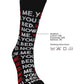 Shots Sexy Socks You, Me, Bed, Now  - Male