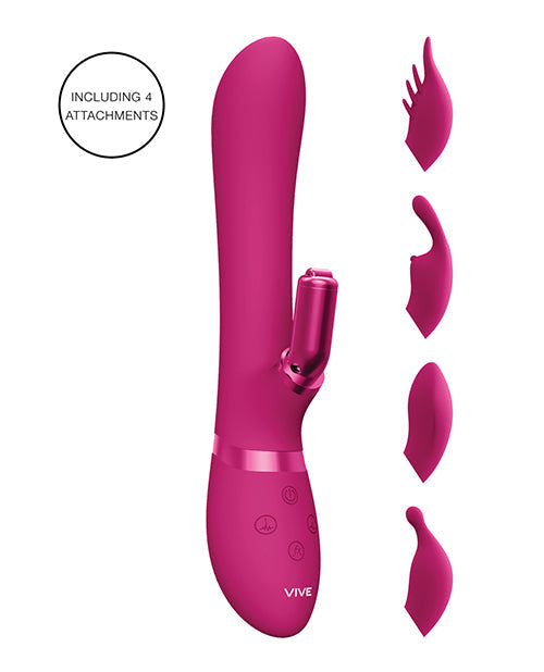 Shots Vive Chou G-Spot Vibrator | Clit Vibrator Attachments | Pink Rabbit Vibrator | Best Vibrator for Women