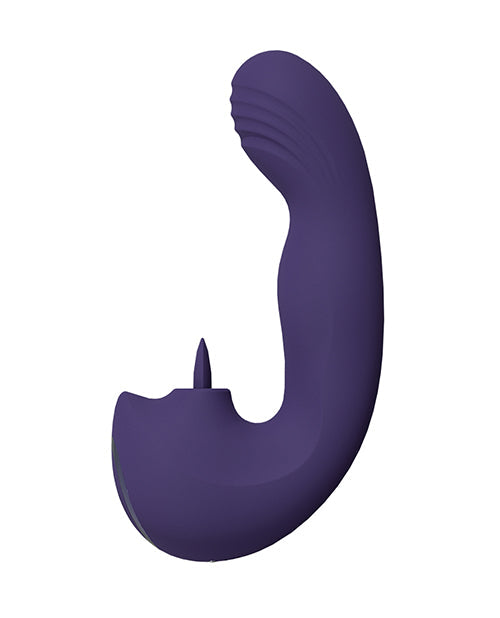 Shots Yumi Triple Action G-Spot Vibrator & Stimulator - Purple