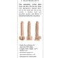 Selopa 6.5" Big Dildo | Natural Feel Realistic Dildo | Dual Layered Light Suction Cup Dildo