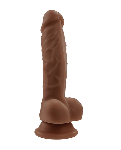 Selopa 6" Big Dildo | Lifelike Realistic Dildo | Dark Suction Cup Dildo with Balls