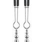 Selopa Beaded Nipple Clamps - Silver