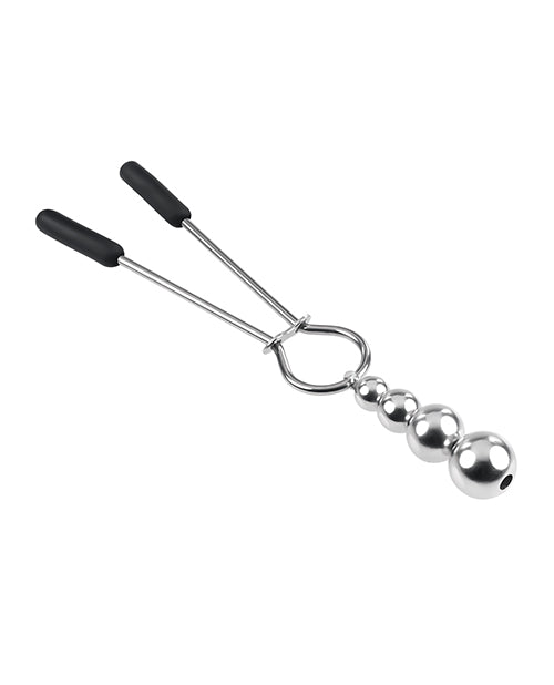 Selopa Beaded Nipple Clamps - Silver