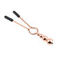 Selopa Beaded Nipple Clamps - Rose Gold