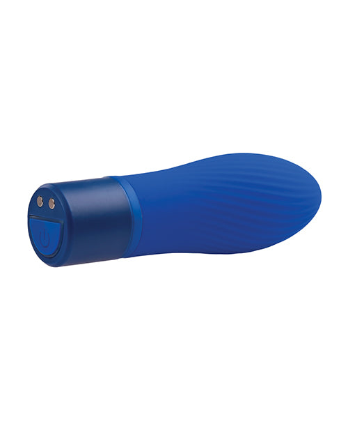 Selopa Bullet Vibrator | Cobalt Cutie Small Vibrator | Blue Tapered Tip | Textured Shaft | Best Vibrator for Women