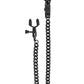 Spartacus Adjustable Alligator Nipple Clamps w/Black Chain