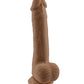 Selopa Natural Suction Cup Dildo | Feel 7" Big Dildo | Flexskin Dark Realistic Dildo