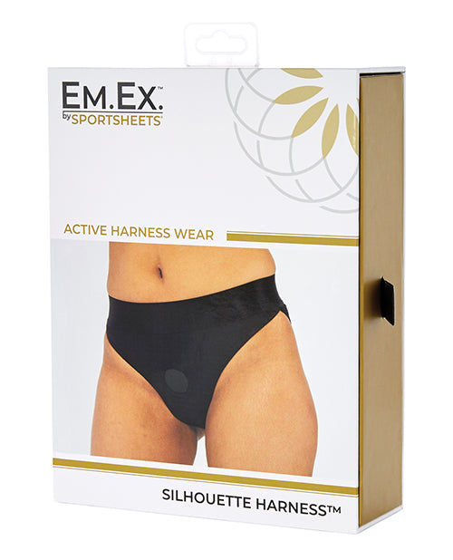 Sportsheets Em.Ex. Silhouette Harness XX-Large - Black