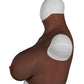 XX-DREAMTOYS Ultra Realistic E Cup Breast Form Large - Black