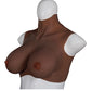 XX-DREAMTOYS Ultra Realistic E Cup Breast Form Large - Black