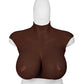 XX-DREAMTOYS Ultra Realistic H Cup Breast Form Extra Large - Black