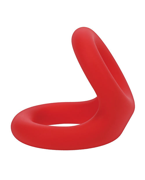 Tantus Uplift Silicone C Ring - Crimson