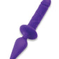 Together Double Dildo | 11" Big Dildo | Double Dildo and Butt Plug Combo | Purple Large Dildo