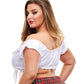 Teacher's Pet School Girl Tie Top White 1X