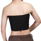 Gender Fluid Strapless Chest Compression Binder - M Black