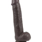 Get Lucky Large Dildo | 9.0" Big Dildo | Real Skin Realistic Dildo | Dark Brown Suction Cup Dildo