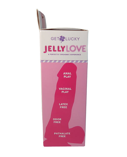 Get Lucky 7" Big Dildo | Jelly Realistic Dildo | Waterproof Pink Dildo | Suction Cup Dildo