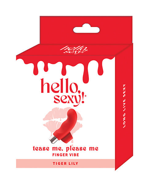 Hello Sexy Finger Vibrator | Tease Please Small Vibrator | Tiger Lily Best Vibrator for Women