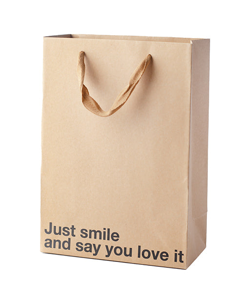 Just Smile and Say You Love It Gift Bag - Pack of 3