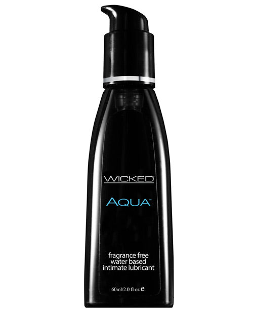 Wicked Sensual Care Aqua Water Based Lubricant - 2 oz Fragrance Free