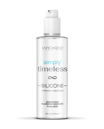 Wicked Sensual Care Simply Timeless Silicone Lubricant - 4 oz