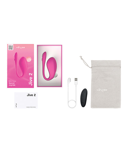 We-Vibe Jive 2 App Controlled Vibrator | Electric Pink Phone Vibrator | Best Vibrator for Women